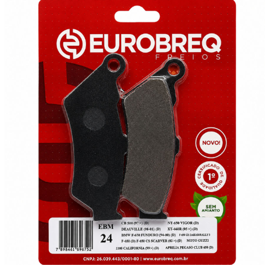 PASTILHA D CB500 (97)/XT660R EBM24 EUROBREQ