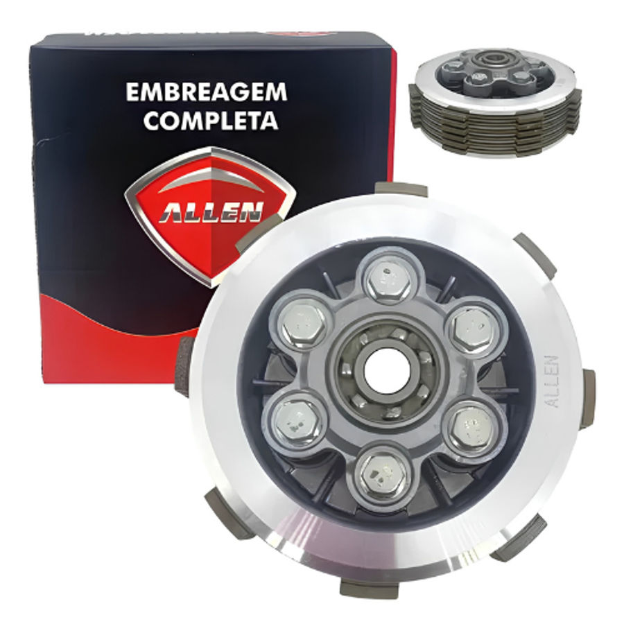 KIT EMBRAGEM FAZER150/FZ15/FACTOR125I/FACTOR150/CROSSER150 ALLEN
