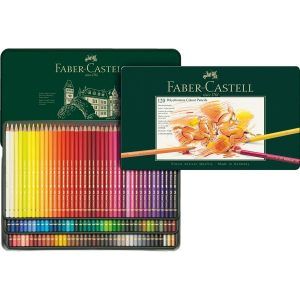 Faber Castell Polychromos 120 Pencil Tin Box Set