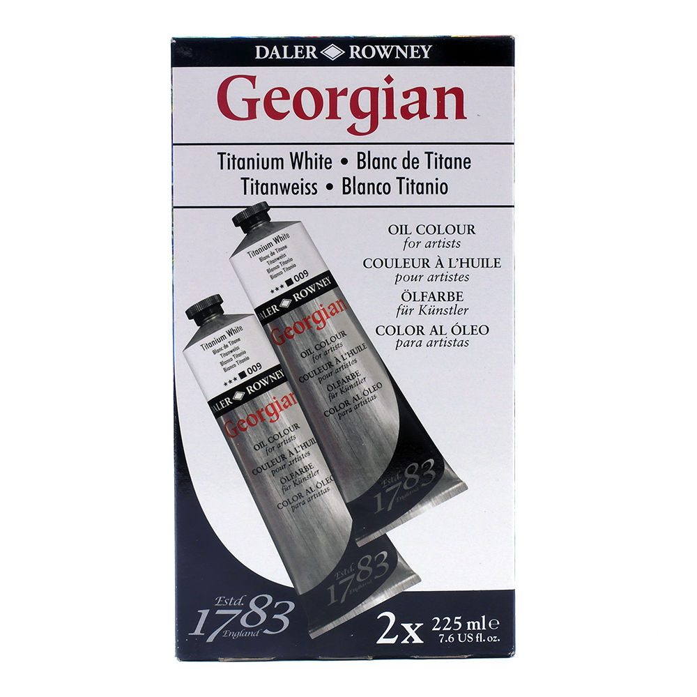 Daler-Rowney Georgian Oil Colours Titanium White 225 ml