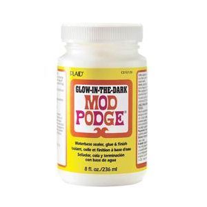 Plaid Mod Podge Glow In The Dark 8 OZ 236 ml