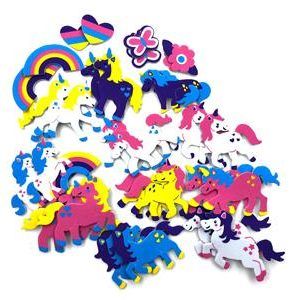 Hands On Craft Eva Adhesive Unicorns 28 pcs