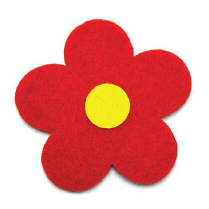 Craft Felt Flower 3 mm 15 cm Assorted