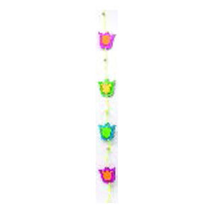 Craft Wooden Tulip Decoration on Ribbon 50 cm