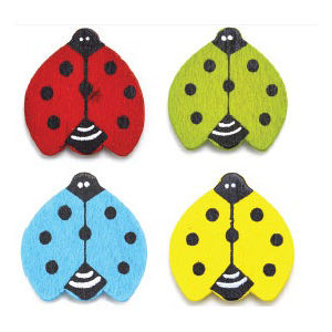 Lady Bird 2.5 cm 15 Pcs/Bag Assorted Colours