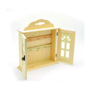 Wooden Key Box 22 x 27.2 x 6.5 cm