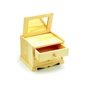 Wooden Box 2 Drawers
