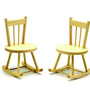 Wooden Chair Decoration 7.5 x 9.5 x 12.5 cm
