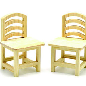 Wooden Chair Decoration 8.5 x 8.5 x 15.5 cm