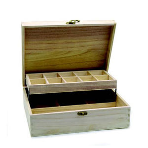 Wooden Jewel Case 27.7 x 21.6 x 8.6 cm
