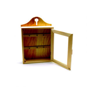 Wooden Key Holder Cabinet 16 x 4.5 x 25.8 cm