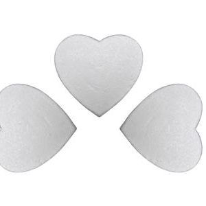 Foam Heart 10.5 x 12 cm 3/Bag