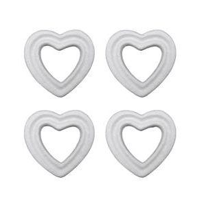 Foam Heart 10 x 10.5 cm 4/Bag