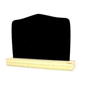 Wooden Blackboard 7.5 x 6 x 0.3 cm with Base