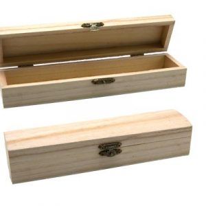 Wooden Box Rectangle 21 x 5.5 x 4.5 cm