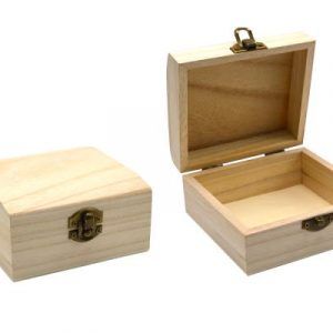 Wooden Box Square 11.5 x 11 x 6.5 cm