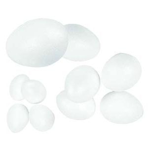 Foam Egg 10 cm 3/Bag