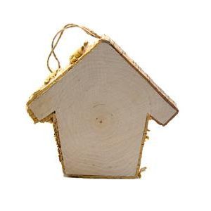Wooden House With String