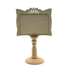 Wooden Photo Frame 22 x 14.5 cm with Round Base 8.5 cm