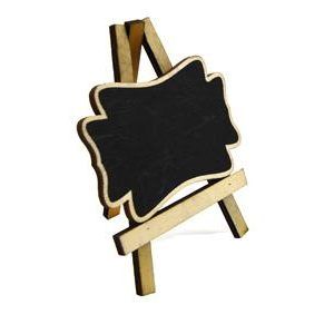 Wooden Blackboard Tripod 12 x 9 x 0.5 cm