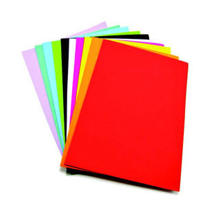Kreativ Eva Rubber Foam A4 2 mm (Papier Mousse) Assorted Colors 10/Pk