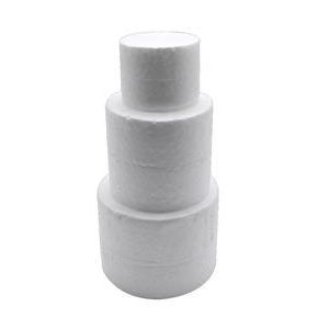 Foam Cylinder Set Of 3 Sizes 9 x 74 cm, 7 x 6.5 cm, 5 x 4.5 cm