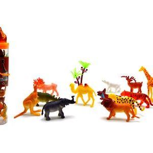 Toys Wild Animals 12 Pcs in PVC Box