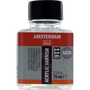 Amsterdam Acrylic Varnish Satin Bottle 75 ml