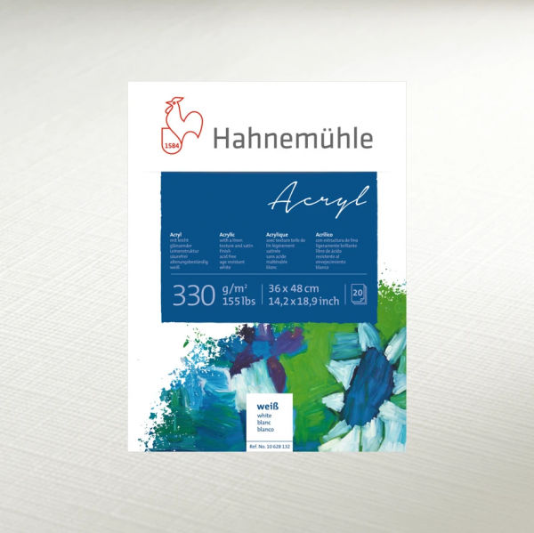 Hahnem?hle Acrylic Paint Board 330 g 20 Sheets PAD