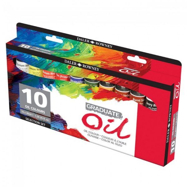 Daler Rowney Graduate Oil 10 x 38 ml set