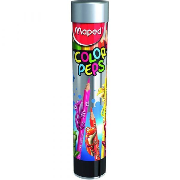 Maped Color Peps Pencils 12 Colors Metal Tube