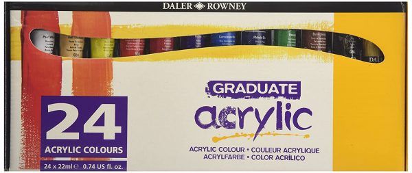 Daler Rowney Graduate Acrylic Set 24 x 22 ml