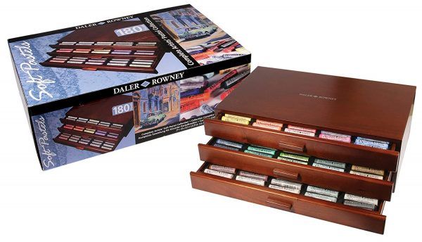 Daler Rowney Soft Pastel Wooden Box Set 180