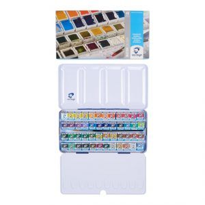 Gogh Water Colour Metal Case Set 48 Pans