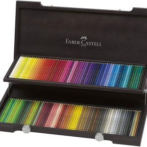 Faber Castell Polychromos 120 Pencil Wood Box Set