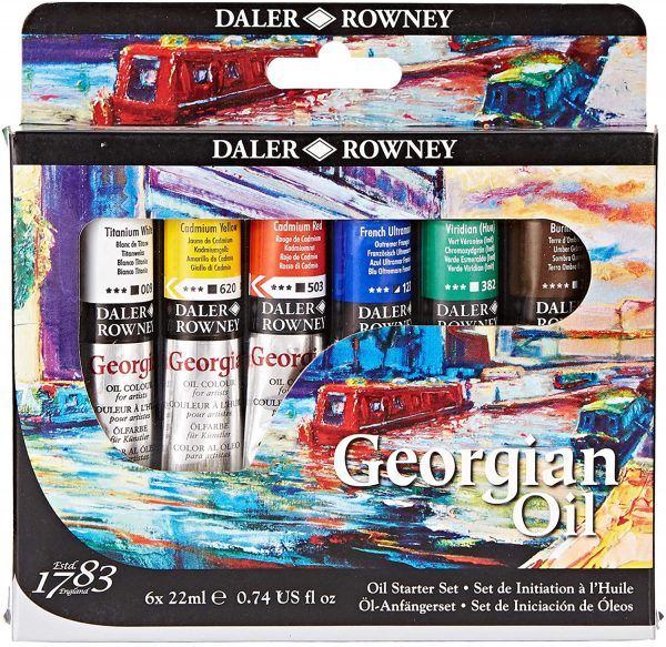 Daler Rowney Georgian Oil Starter Set 6 x 22 ml