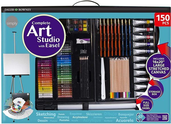 Daler Rowney Simply Complete 150 pieces of Art Set