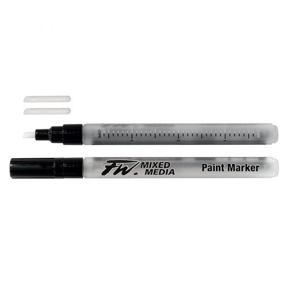 Daler Rowney Fw Mixed Media Paint Markers: Pack of 2 & Nibs - Image 2