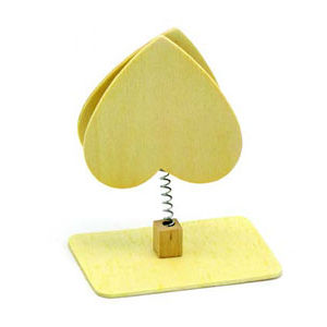 Wooden Hook Heart Card Holder 7 x 10 x 6 cm