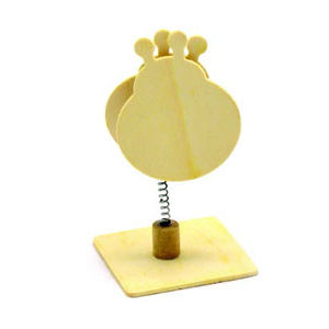 Wooden Hook Beetle Card Holder 6 x 8 x 11 cm