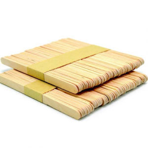 Natural Wooden Sticks 114*10*2mm 100Pcs