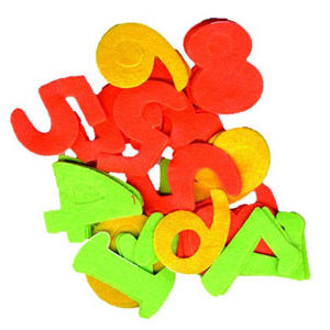 Felt Shapes for Number 4 cm