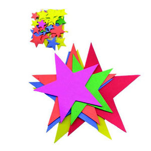 Foam Shapes Star Kit 8-18 cm 6 Pcs