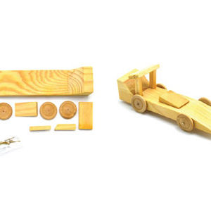 Wooden Model Race Car