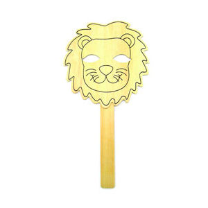 Plywood Mask Lion 32 cm