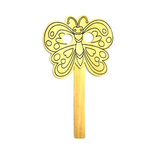 Plywood Mask Butterfly 30 cm