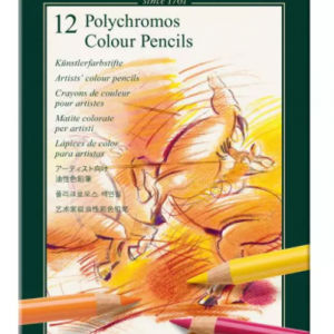 Faber Castell Polychromos 12 Pencil Tin Box Set