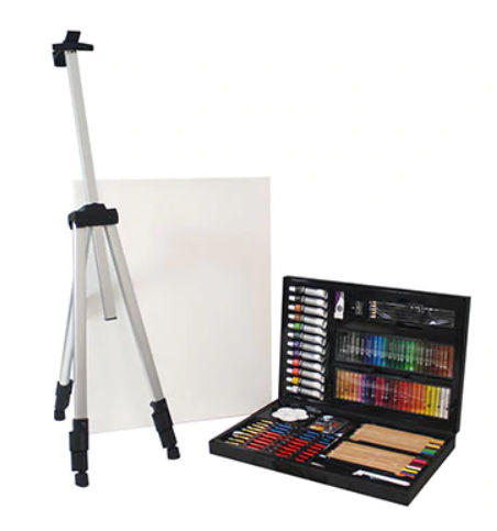 Art Easel Studio Set - DALER ROWNEY - Technical Mix - 115 Piece - With  Stand