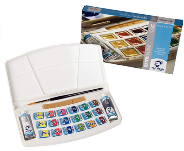Gogh Water Colour Set Plastic18 Pans - Image 4