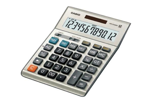 Calculator　Diabco　Alum　dm-1400TV　Surface,　14Digits　CASIO　Memories　Electronic　Stationery